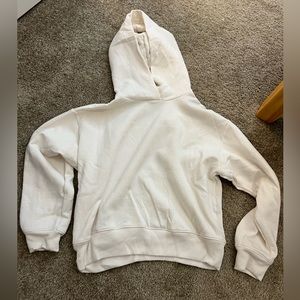 Cream women’s hooded sweatshirt